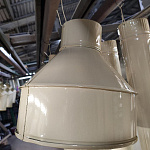 Воронка водосточная ф180х350мм (RAL 1015) водосборная, c порошковым покрытием