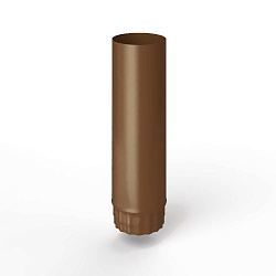 Труба водосточная оцинкованная порошок ф90х1250мм RAL 8007