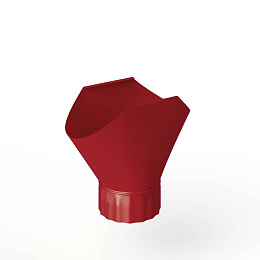 Воронка желоба оцинкованная накладная порошок ф220мм RAL 3001