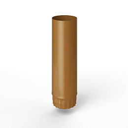 Труба водосточная оцинкованная порошок ф190х1250мм RAL 8001