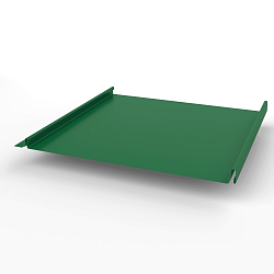 Кликфальц самозащелкивающийся оцинкованный с полимерным покрытием 0,45х542мм RAL 6029