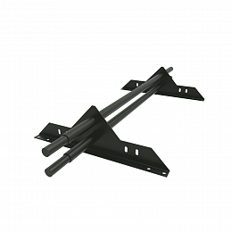 Снегозадержатель трубчатый плоскоовальный 3000мм универсальный 25-1,2-2,0-3 оцинкованная сталь с порошковым покрытием RAL 6020