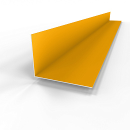 Планка угла внутренняя RAL 1037 оцинкованный c порошковым покрытием 0,45мм