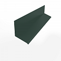 Планка примыкания к стене верхняя для фасада 0,45 мм (RAL 6005) оцинкованная, с порошковым покрытием