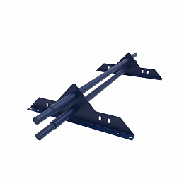 Снегозадержатель трубчатый круглый 3000мм универсальный 25-1,0-1,0-4 холоднокатанная сталь с порошковым покрытием RAL 5002