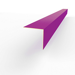 Планка угла внешнего RAL 4006 оцинкованная c порошковым покрытием 0,45мм