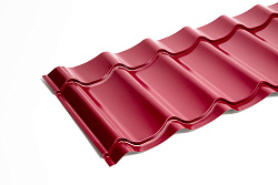 Металлочерепица Монтеррей классик оцинкованная с полимерным покрытием 0.4x1180мм  RAL 3005