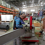 Парапет радиусный 1 мм (RAL 7004) полиэстер