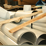 Желоб водосточный оцинкованный порошок ф120х2000мм RAL 3000