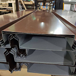 Парапет RAL 8017 полиэстер 0.45мм плоский