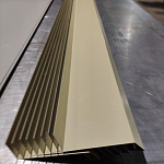 Планка ветровая 0,45 мм (RAL 1014) простая, с порошковым покрытием