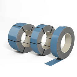 Лента оцинкованная (Штрипс) 0,4 мм (RAL 5024) с полимерным покрытием (полиэстер)