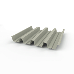 Профнастил Н60 (RAL 7032) 0,5х845мм оцинкованный, с полимерным покрытием (Полиэстер)