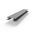 Н профиль соединительный (RAL 7036) оцинкованный с порошковым покрытием 0,45 мм
