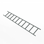 Лестница фальц кровельная 3000мм холоднокатанная сталь с порошковым покрытием RAL 7005