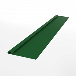 Планка завершающая для металлосайдинга экобрус оцинкованная с порошковым покрытием 0,45мм ширина менее 625 мм RAL 6002