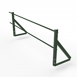 Ограждение кровельное фальц 3000мм 900-25-1-1,5-3 холоднокатанная сталь с порошковым покрытием RAL 6020