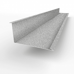 Планка примыкания 0,7 мм нижняя, оцинкованная