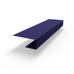 j планка RAL 5022 оцинкованная c порошковым покрытием 0,45мм