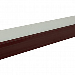 Желоб прямоугольный водосточный полиэстер Grand Line Vortex 3000мм RAL 8017