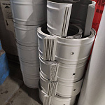 Крепление водосточный трубы анкерное c порошковым покрытием ф220х10х150мм все цвета RAL