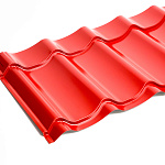 Металлочерепица Монтеррей классик оцинкованная с полимерным покрытием 0.45x1180мм  RAL 3005