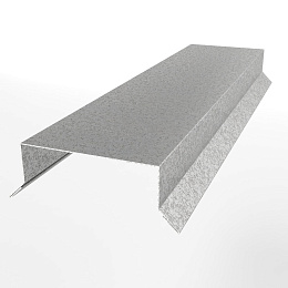 Парапет 1 мм плоский оцинкованный