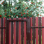 Штакетник оцинкованный с полимерным покрытием М-образный фигурный 0,4х100мм RAL 7004