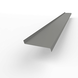 Отлив 0,45мм RAL 9007 оконный оцинкованный c порошковым покрытием