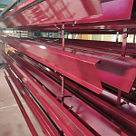 Отлив 0,4 мм RAL 3009 оконный оцинкованный c порошковым покрытием