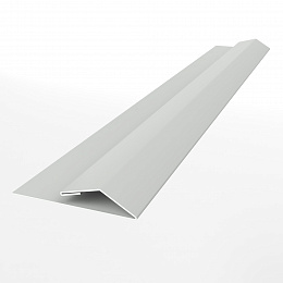 Планка стартово-финишная для металлосайдинга блокхаус оцинкованная с порошковым покрытием 0,45мм ширина менее 625 мм RAL 9003