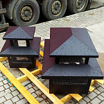 Дымник на трубу двойной оцинкованный с полимерным покрытием до 2400мм RAL 1014