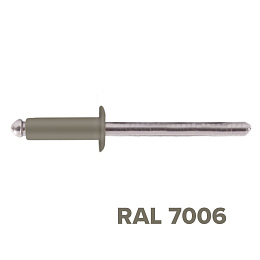 Заклепка 3.2x10 (RAL 7006) A2/A2 вытяжная