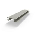 Н профиль соединительный (RAL 7044) оцинкованный с порошковым покрытием 0,45 мм