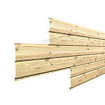 Сайдинг МЕТАЛЛ ПРОФИЛЬ Lбрус-15х240 (ECOSTEEL_T-12-Орех-0.45)