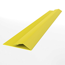 Планка стартово-финишная для металлосайдинга блокхаус оцинкованная с порошковым покрытием 0,45мм ширина менее 625 мм RAL 1018