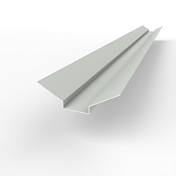 Ендова верхняя фигурная 0,45 мм (RAL 9018) оцинкованная c порошковым покрытием