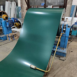 Отмотка оцинкованная 0,35х1250мм (RAL 6005) с полимерным покрытием