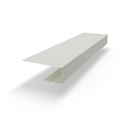 j планка RAL 9010 оцинкованная c порошковым покрытием 0,45мм