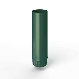 Труба водосточная оцинкованная порошок ф130х1250мм RAL 6028