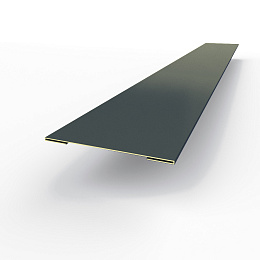 Планка стыковочная RAL 5008 оцинкованная c порошковым покрытием 0,45мм