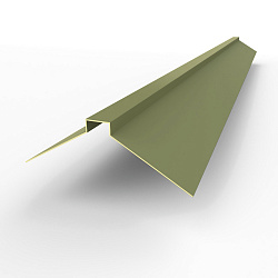 Конек фигурный 0,45 мм RAL 6013 оцинкованный, с порошковым покрытием