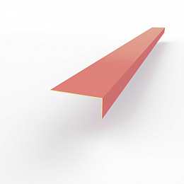 Лобовая планка (RAL 3014) оцинкованная, с порошковым покрытием 0,45 мм