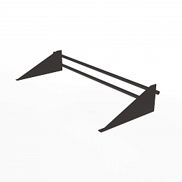 Снегозадержатель трубчатый 3000мм фальц 25-1,0-1,5-4 холоднокатанная сталь с порошковым покрытием RAL 8019