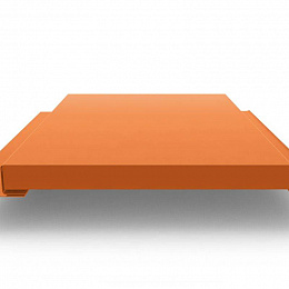 Линеарная панель оцинкованная с полимерным покрытием Т-Г-24хС/20 0,7х430мм RAL 2004