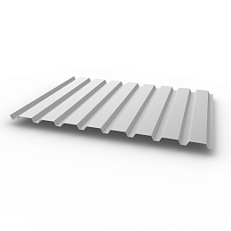 Профнастил С20 - 0,65х1150мм (RAL 7047) оцинкованный, с полимерным покрытием (Полиэстер)