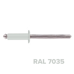 Заклепка 3.2x10 (RAL 7035) A2/A2 вытяжная