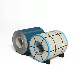 Рулон оцинкованный 0,8х1250мм (RAL 5025) с полимерным покрытием (полиэстер)