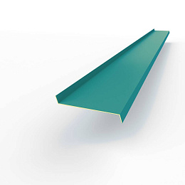 Отлив 0,4 мм RAL 5018 оконный оцинкованный c порошковым покрытием