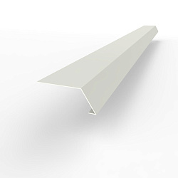 Карнизная планка RAL 9002 оцинкованная c порошковым покрытием 0,45мм